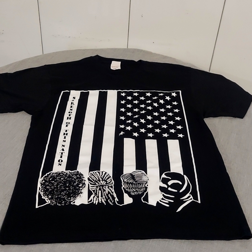 "Strength Of This Nation" Unisex Graphic Print T Shirt